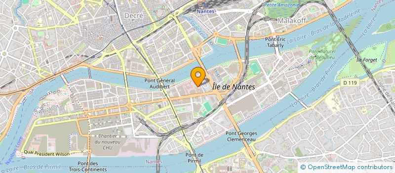 localisation de l'entreprise MONSIEUR MICHEL BELZ  NANTES