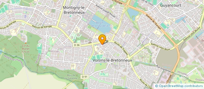 localisation de l'entreprise MONSIEUR MICHEL BEN AYOUN  VOISINS-LE-BRETONNEUX