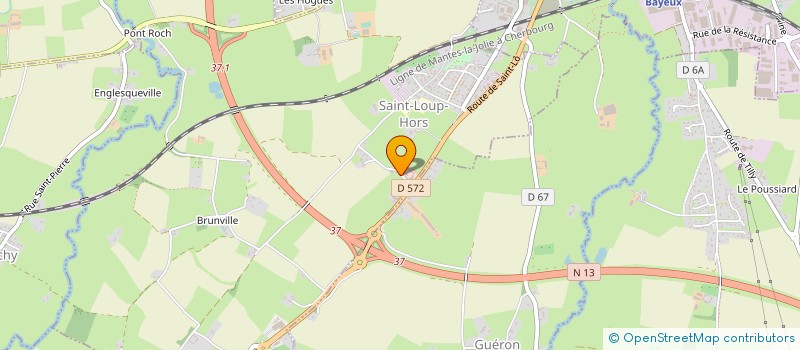 localisation de l'entreprise MONSIEUR MICHEL BENARD  MONCEAUX-EN-BESSIN