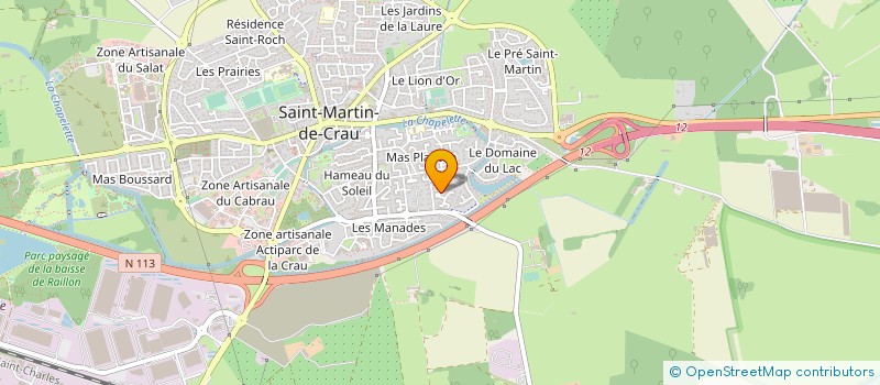 localisation de l'entreprise MONSIEUR MICHEL BENARD à SAINT MARTIN DE CRAU