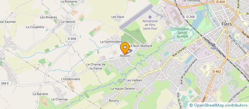 localisation de l'entreprise MONSIEUR MICHEL BENARD à LA LANDE PATRY