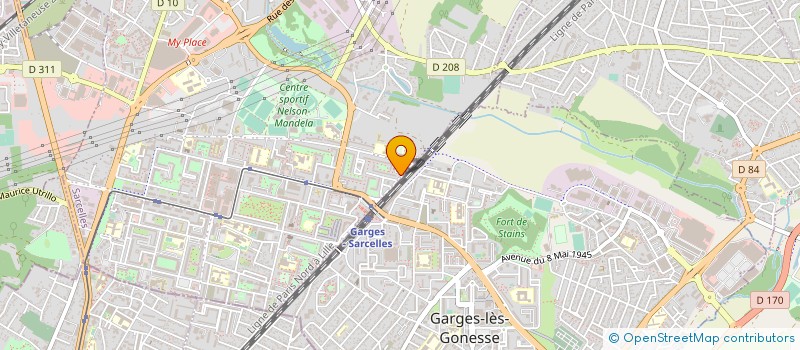 localisation de l'entreprise MONSIEUR MICHEL BENATTAR à SARCELLES