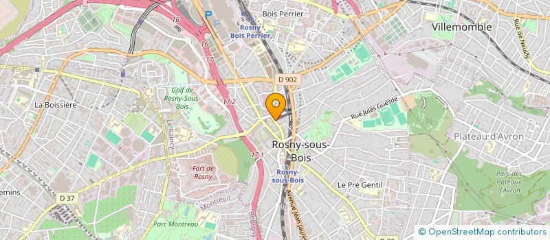 localisation de l'entreprise MONSIEUR MICHEL BENCHIMOL à ROSNY-SOUS-BOIS
