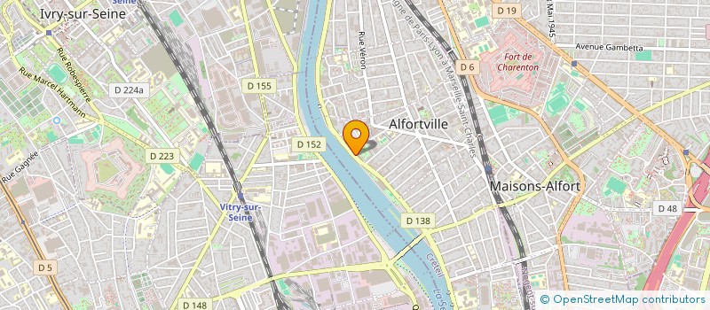 localisation de l'entreprise MONSIEUR MICHEL BENEDETTO à ALFORTVILLE