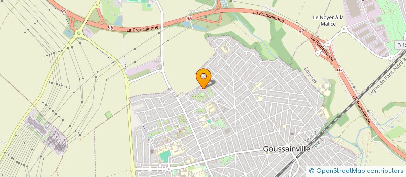 localisation de l'entreprise MONSIEUR MICHEL BENEDICT  GOUSSAINVILLE
