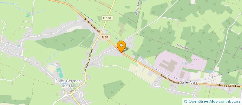 localisation de l'entreprise MONSIEUR MICHEL BENKRIMI  SAINT-GERMER-DE-FLY