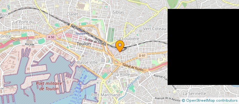 localisation de l'entreprise MONSIEUR MICHEL BENOLIEL  TOULON