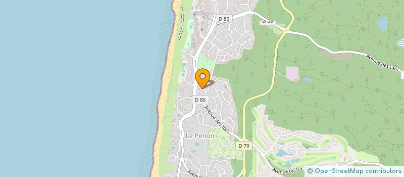 localisation de l'entreprise MONSIEUR MICHEL BENQUET  SEIGNOSSE