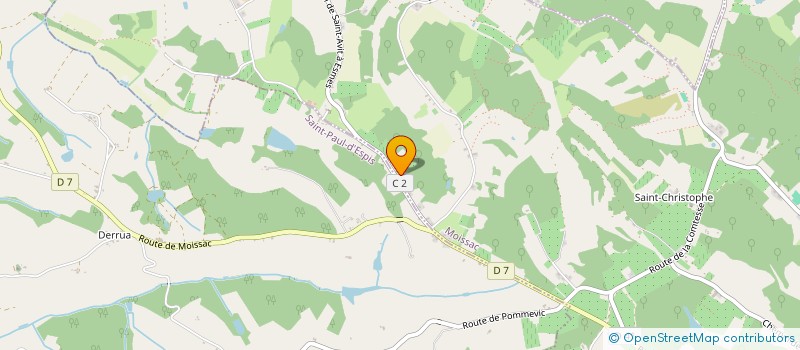 localisation de l'entreprise MONSIEUR MICHEL BENQUET  MOISSAC