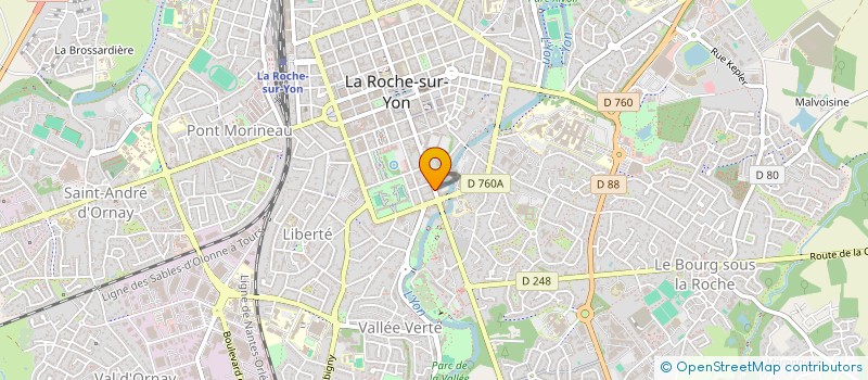 localisation de l'entreprise MONSIEUR MICHEL BENTOT à LA ROCHE-SUR-YON