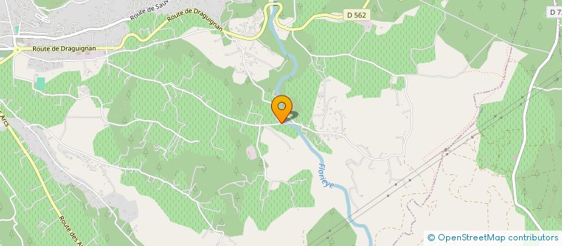 localisation de l'entreprise MONSIEUR MICHEL BERARD  LORGUES