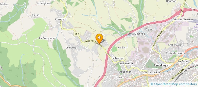 localisation de l'entreprise MONSIEUR MICHEL BERAUD à SAINT-CHAMOND