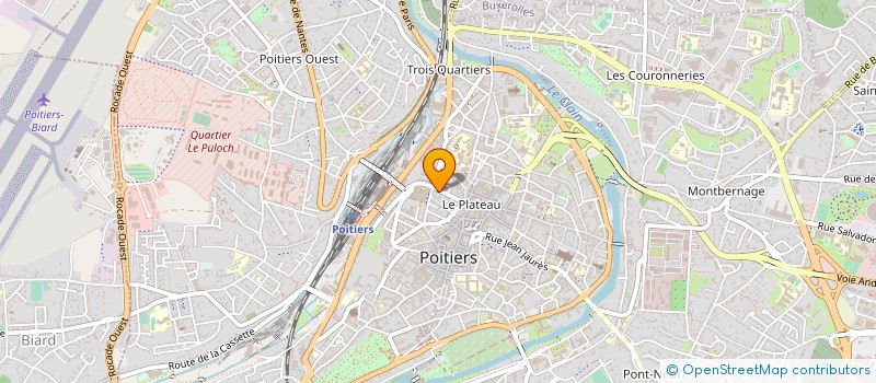 localisation de l'entreprise MONSIEUR MICHEL BERAULT à POITIERS