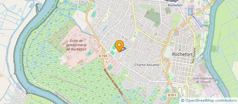 localisation de l'entreprise MONSIEUR MICHEL BERCK à ROCHEFORT