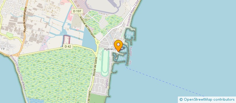 localisation de l'entreprise MONSIEUR MICHEL BERDAL à HYERES