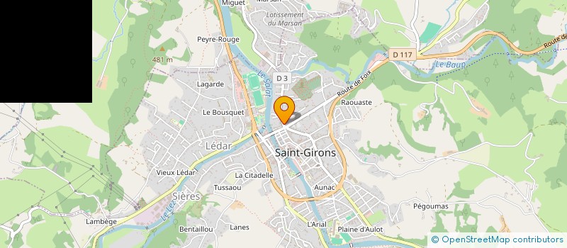 localisation de l'entreprise MONSIEUR MICHEL BERDU  SAINT-GIRONS