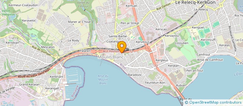 localisation de l'entreprise MONSIEUR MICHEL BERGAMASCO à LE RELECQ-KERHUON