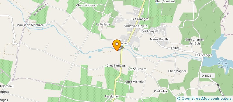 localisation de l'entreprise MONSIEUR MICHEL BERGEON  NEUILLAC