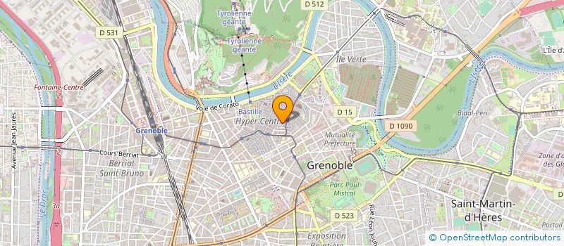 localisation de l'entreprise MONSIEUR MICHEL BERGER à GRENOBLE