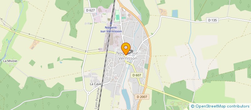 localisation de l'entreprise MONSIEUR MICHEL BERGER à NOGENT-SUR-VERNISSON