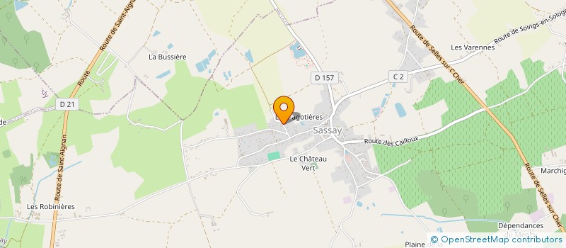 localisation de l'entreprise MONSIEUR MICHEL BERGER  SASSAY