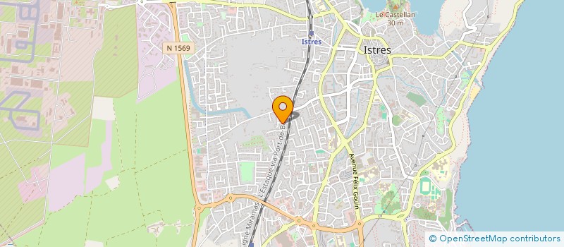 localisation de l'entreprise MONSIEUR MICHEL BERGERAT  ISTRES