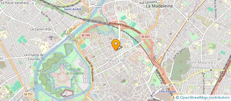 localisation de l'entreprise MONSIEUR MICHEL BERGERET  LILLE