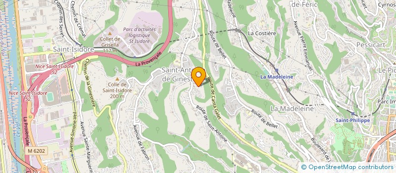 localisation de l'entreprise MONSIEUR MICHEL BERINGER  NICE