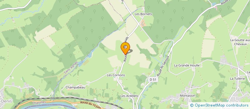 localisation de l'entreprise MONSIEUR MICHEL BERLEAUD  MOTTE-SAINT-JEAN (LA)