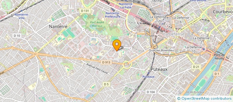 localisation de l'entreprise MONSIEUR MICHEL BERLOVITCH à NANTERRE