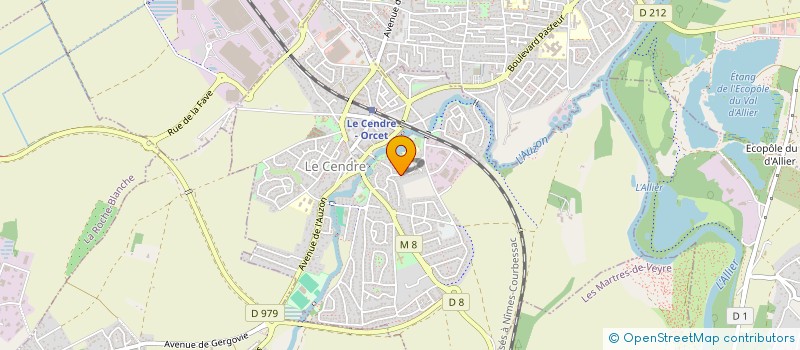 localisation de l'entreprise MONSIEUR MICHEL BERMANN à LE CENDRE