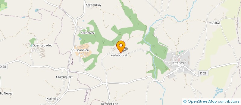 localisation de l'entreprise MONSIEUR MICHEL BERNABLE  KERPERT