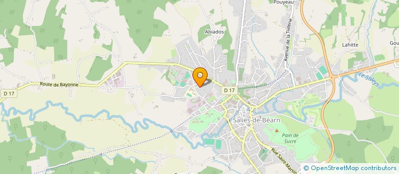 localisation de l'entreprise MONSIEUR MICHEL BERNANOS  SALIES-DE-BEARN