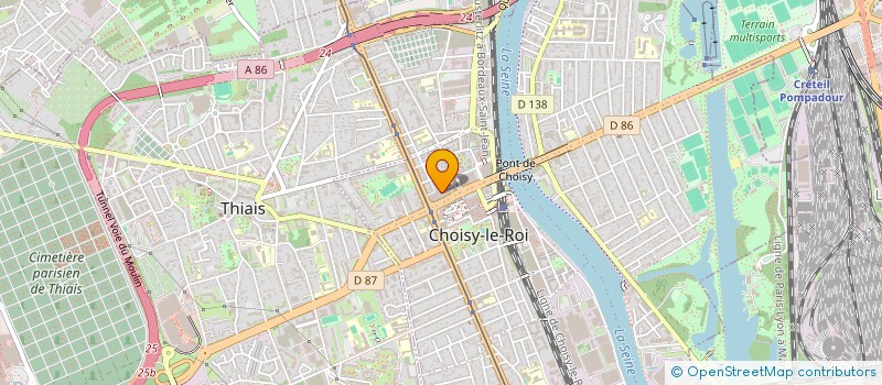 localisation de l'entreprise MONSIEUR MICHEL BERNARD à CHOISY-LE-ROI