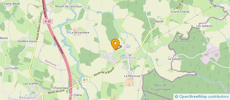 localisation de l'entreprise MONSIEUR MICHEL BERNARD DE DOMPSURE  COLIGNY