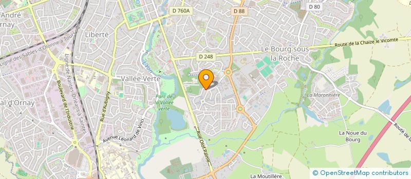 localisation de l'entreprise MONSIEUR MICHEL BEROUARD  LA ROCHE-SUR-YON