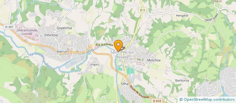 localisation de l'entreprise MONSIEUR MICHEL BERRETEAGA  SAINT-PEE-SUR-NIVELLE