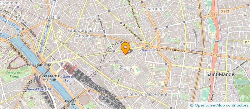 localisation de l'entreprise MONSIEUR MICHEL BERRY  PARIS