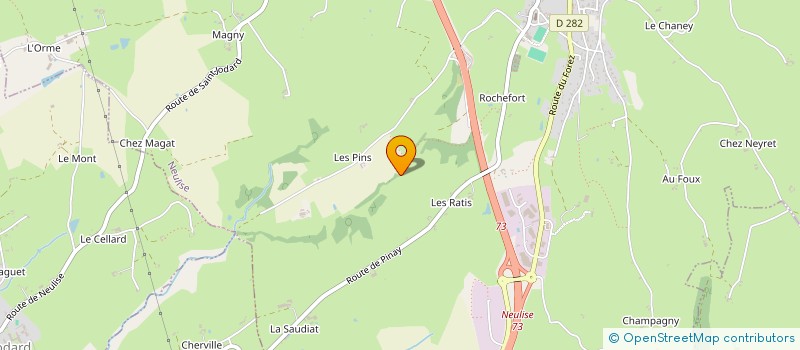 localisation de l'entreprise MONSIEUR MICHEL BERT  NEULISE