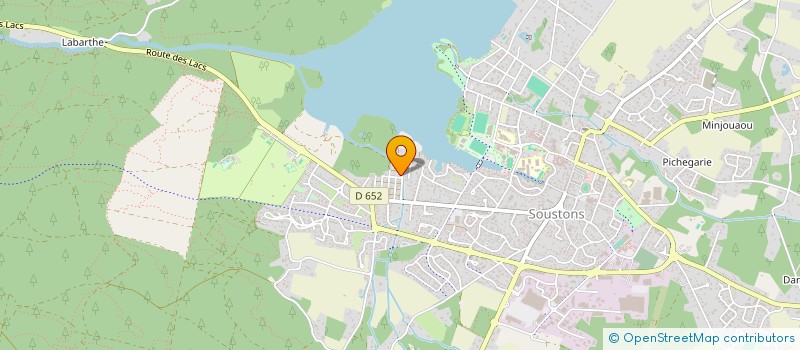 localisation de l'entreprise MONSIEUR MICHEL BERTAILS  SOUSTONS