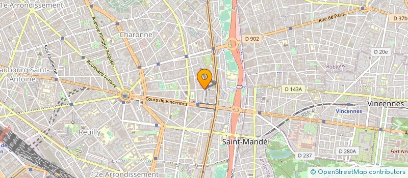 localisation de l'entreprise MONSIEUR MICHEL BERTHAULT à PARIS