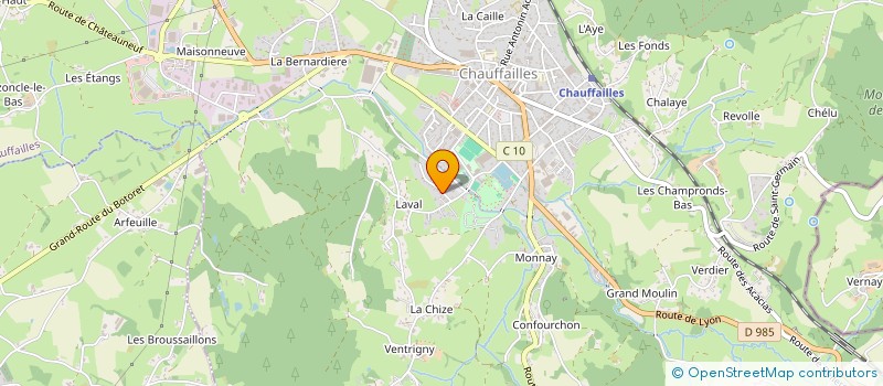 localisation de l'entreprise MONSIEUR MICHEL BERTHELOT à CHAUFFAILLES