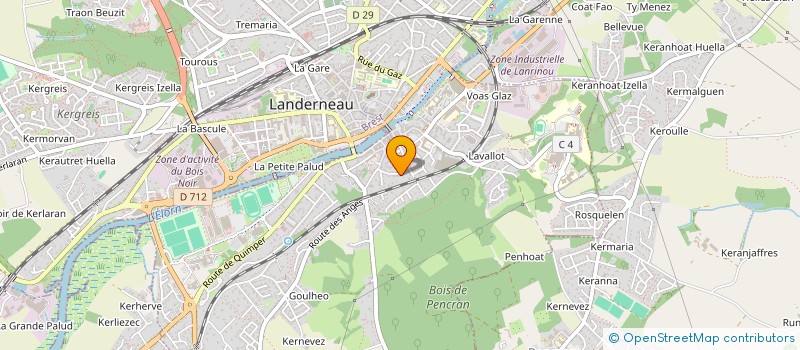 localisation de l'entreprise MONSIEUR MICHEL BERTHOU à LA FOREST-LANDERNEAU