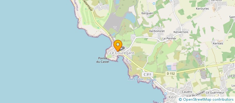 localisation de l'entreprise MONSIEUR MICHEL BERTIN  PLOEMEUR