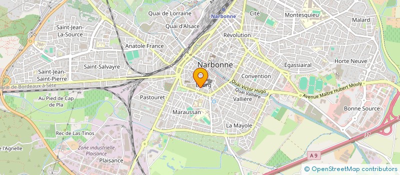 localisation de l'entreprise MONSIEUR MICHEL BERTIN à NARBONNE