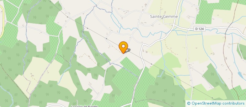 localisation de l'entreprise MONSIEUR MICHEL BERTO  SAINTE-GEMME