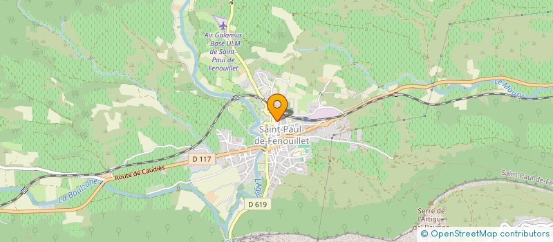 localisation de l'entreprise MONSIEUR MICHEL BERTRAN  SAINT-PAUL-DE-FENOUILLET