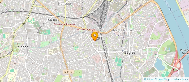 localisation de l'entreprise MONSIEUR MICHEL BERTRAND à BEGLES