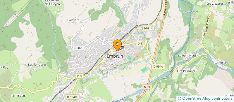 localisation de l'entreprise MONSIEUR MICHEL BERTRAND à EMBRUN