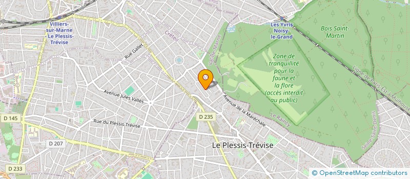 localisation de l'entreprise MONSIEUR MICHEL BERTRAND  PLESSIS TREVISE